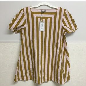 COS striped top nwt
